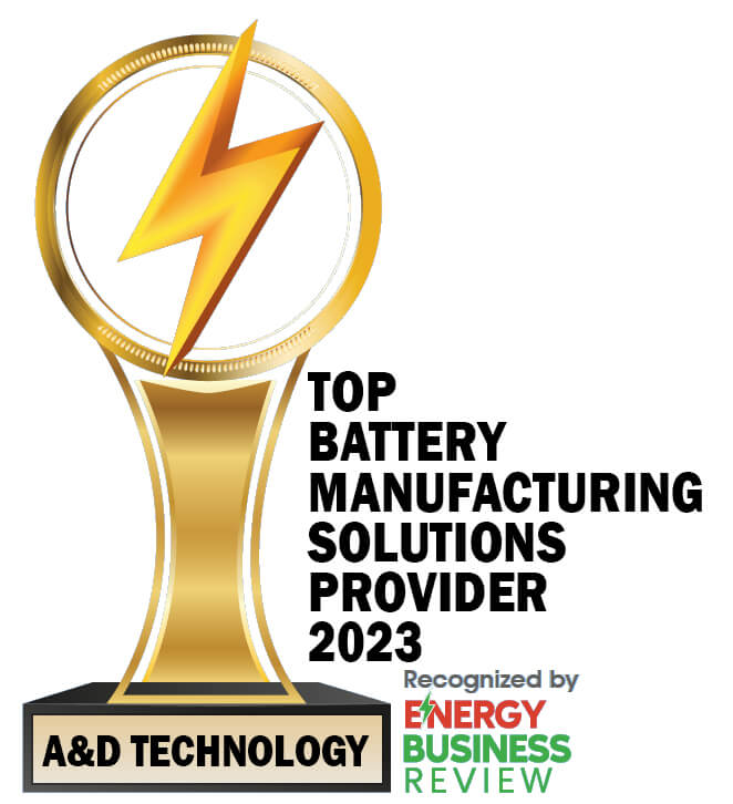 A&D Wins Top Battery Manufacturing Solutions Provider Award