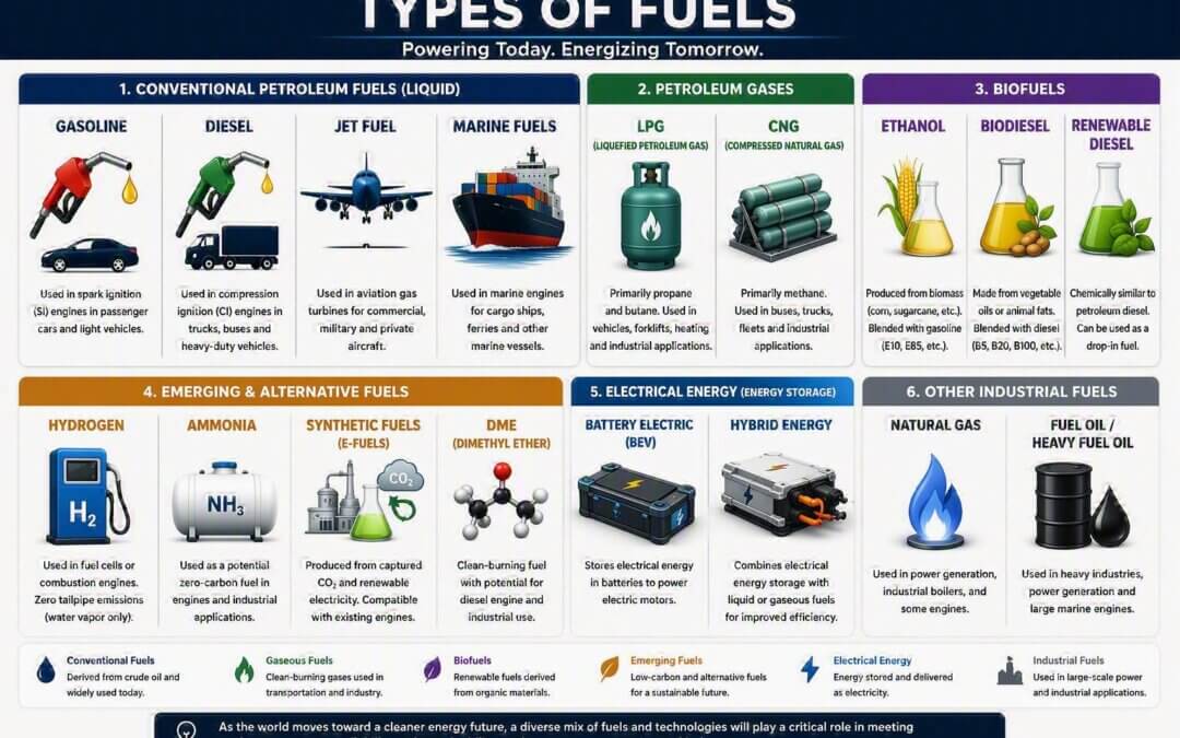 Oil, Gas, Biofuels & Beyond: A Practical Guide to Modern Fuels for Engineers